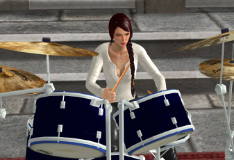 Картинка 3д+графика люди+ people фон взгляд девушка