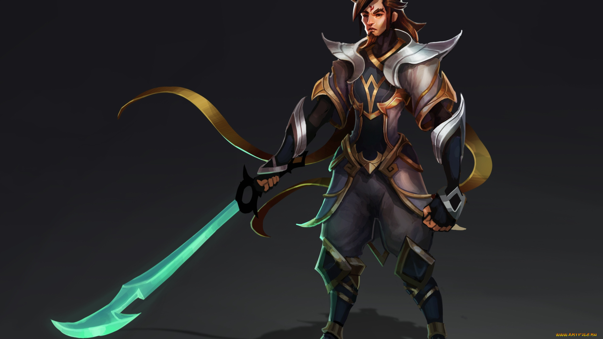 видео, игры, league, of, legends, костюм, оружие, master, yi