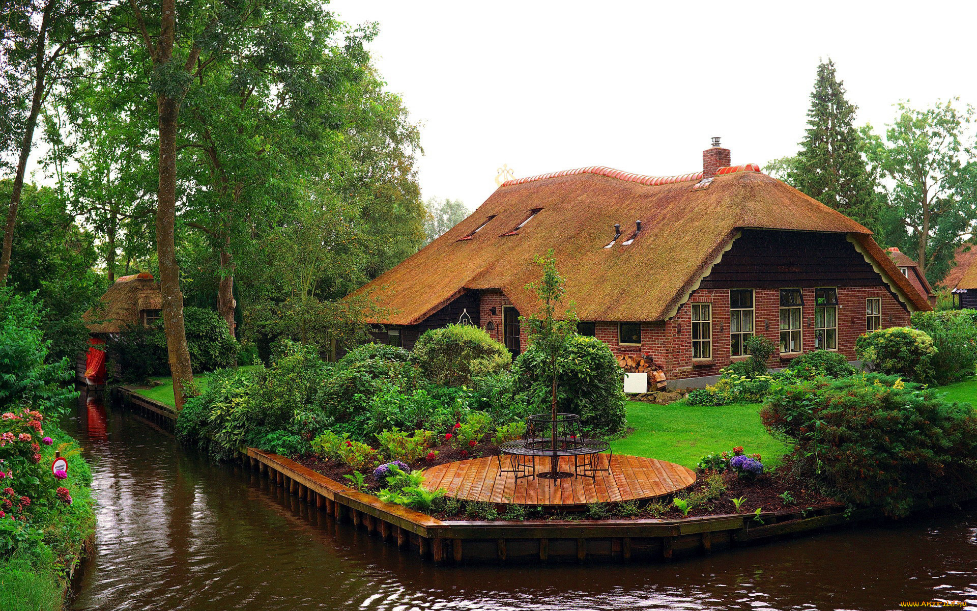 giethoorn, netherlands, города, -, здания, , дома