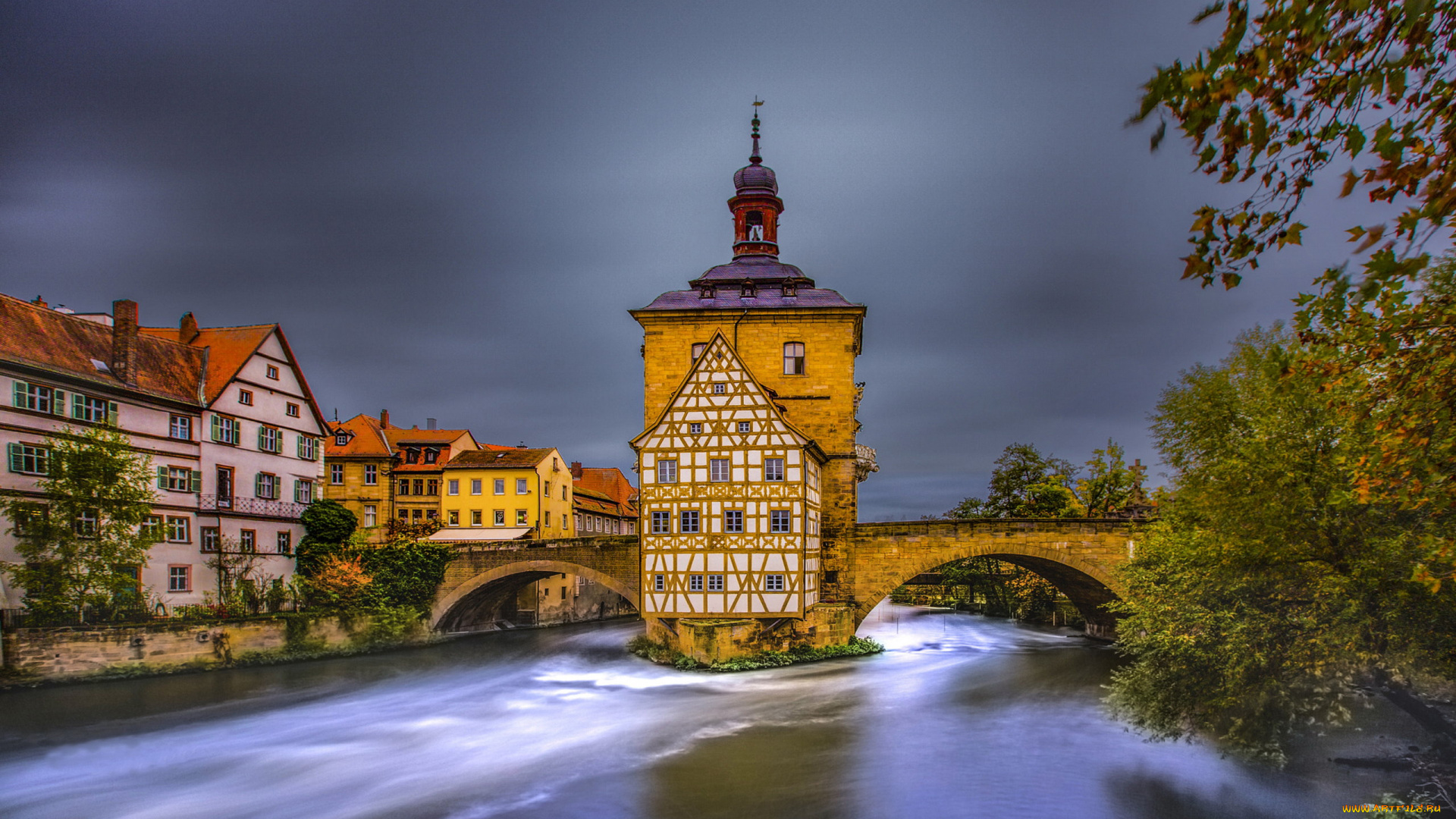 bamberg, germany, города, -, улицы, , площади, , набережные