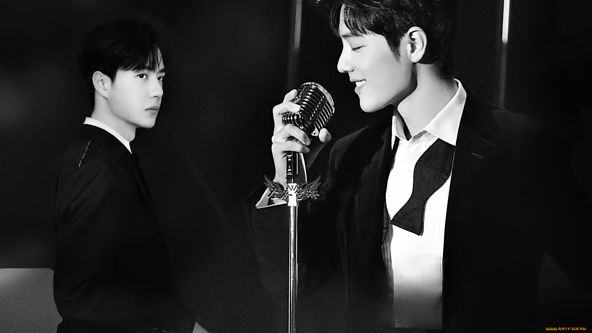 разное, компьютерный, дизайн, ван, ибо, сяо, чжань, микрофон