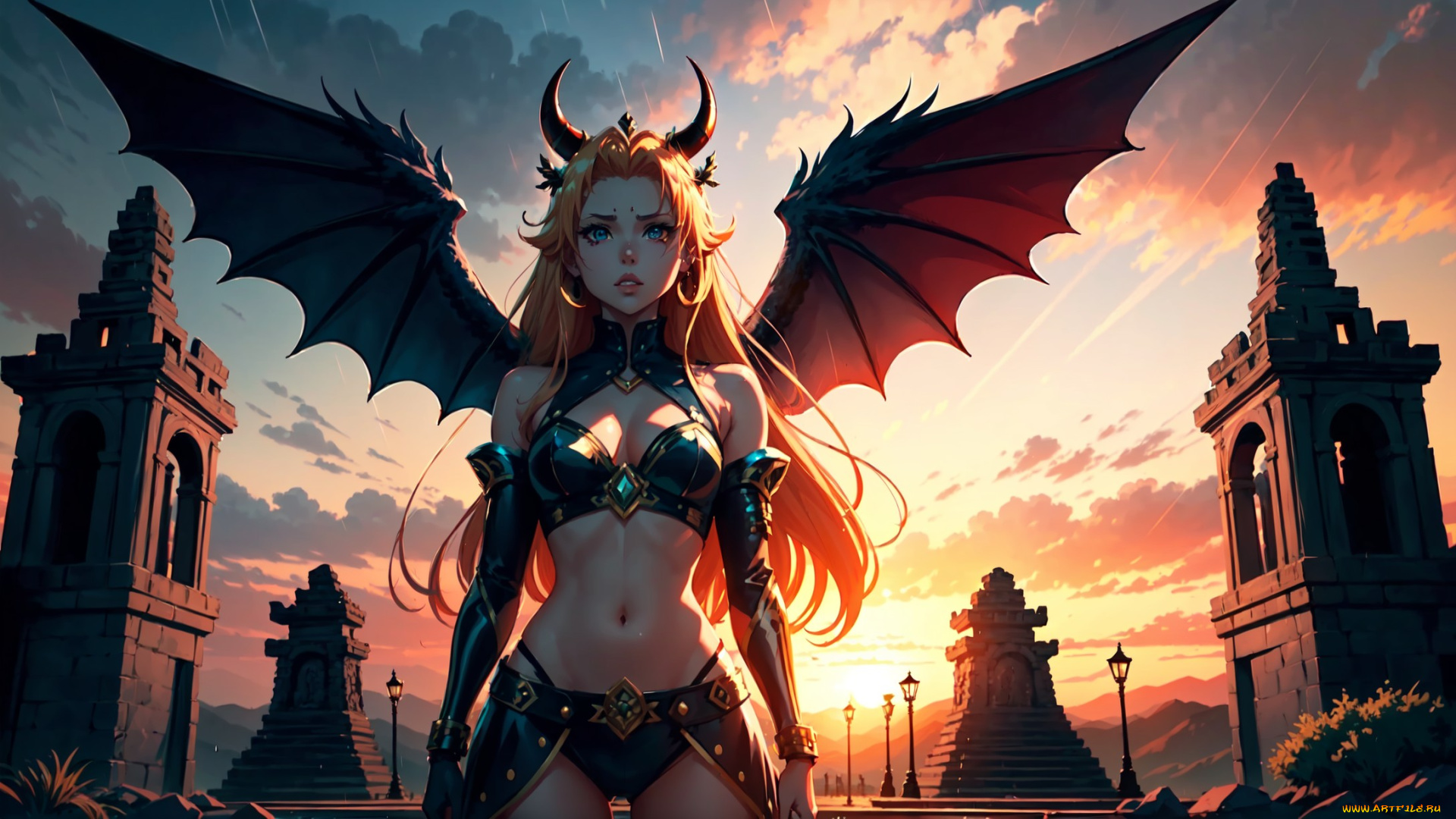 аниме, ангелы, , демоны, нейросети, графика, нейроарт, ai, art, нейронные, сети, рисунки, нейро, искусство