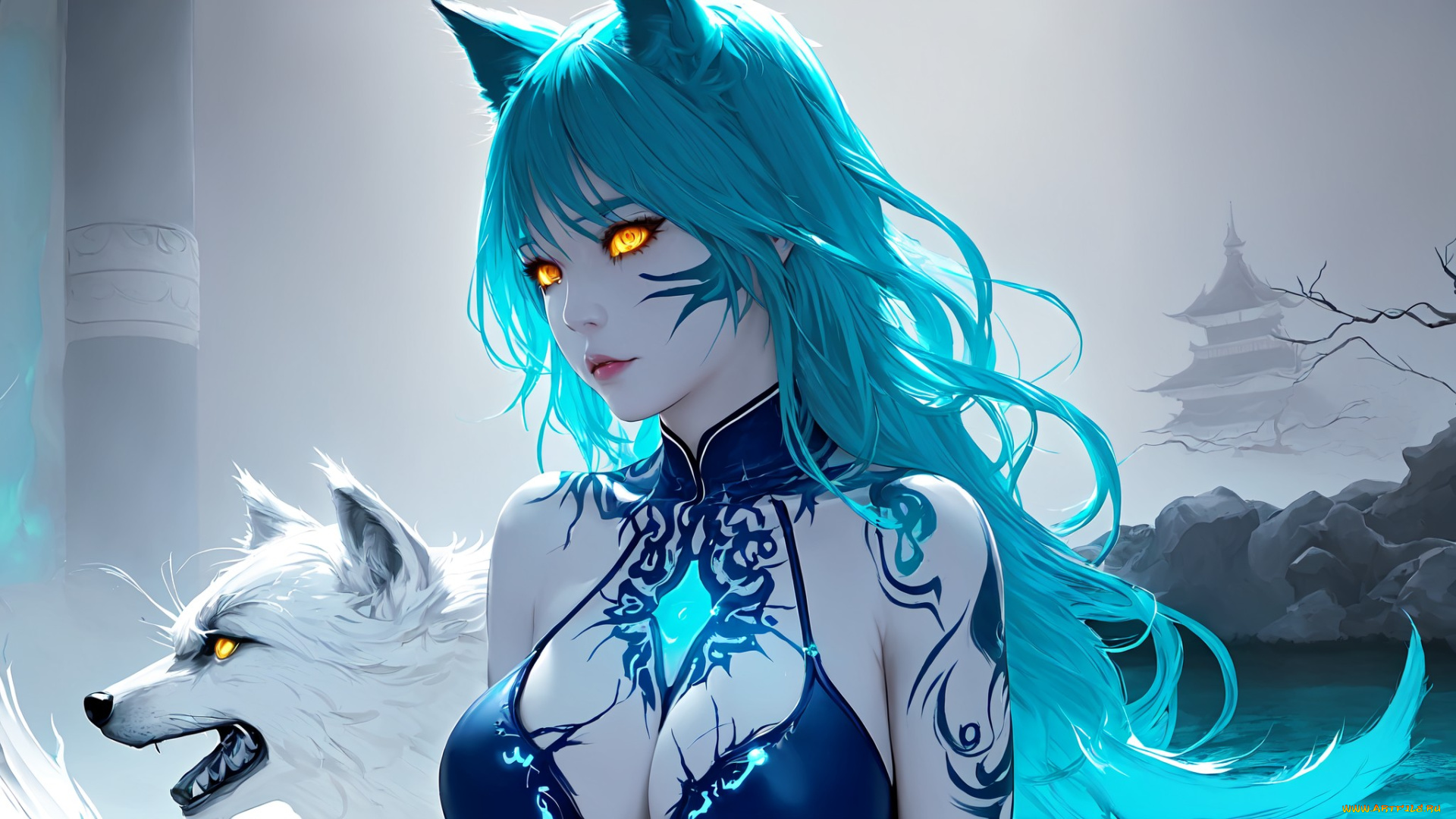 аниме, животные, , существа, нейросети, графика, нейроарт, ai, art, нейронные, сети, рисунки, нейро, искусство