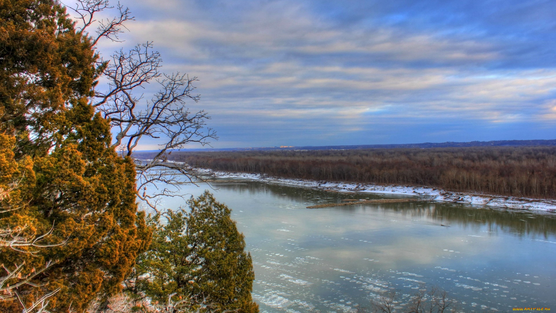 missouri, river, landscape, природа, реки, озера, missouri, river, landscape