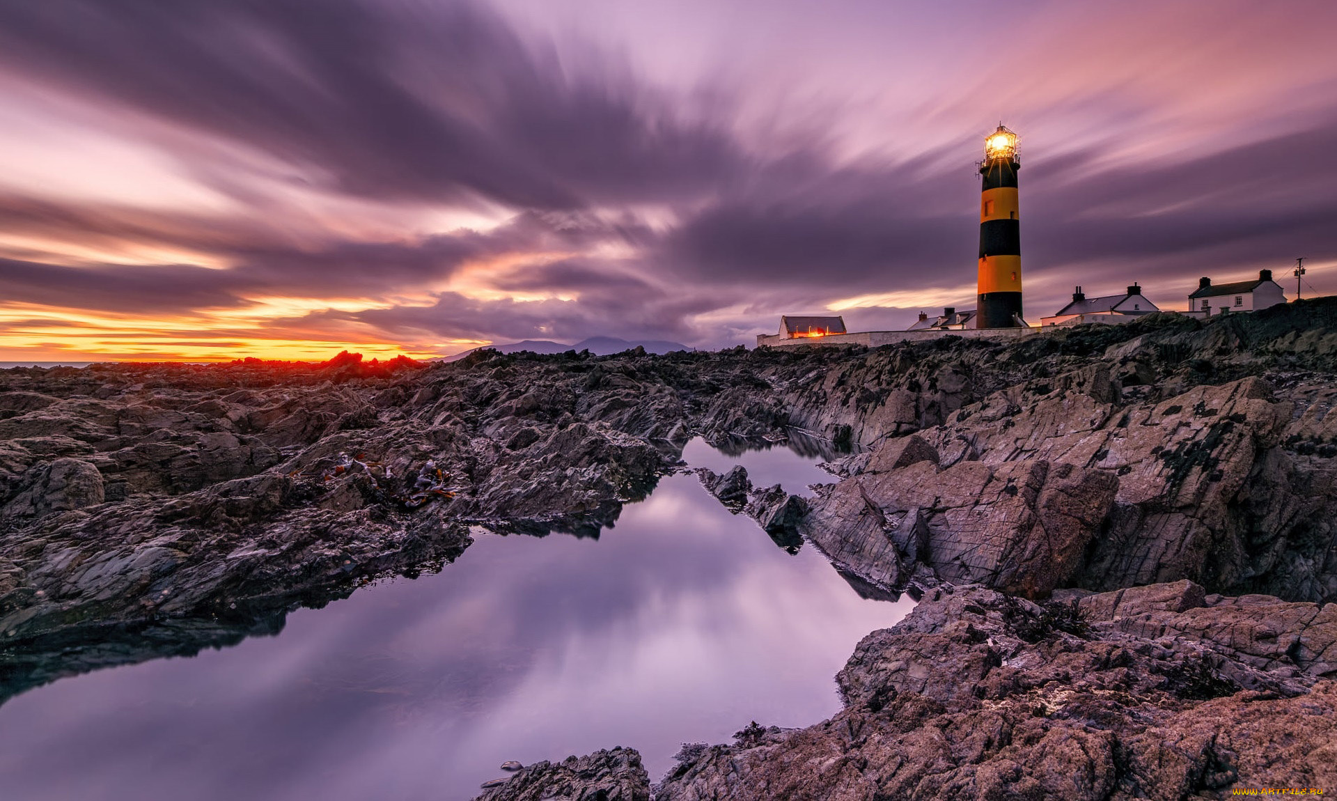 st, john`s, point, lighthouse, ireland, природа, маяки, st, john's, point, lighthouse
