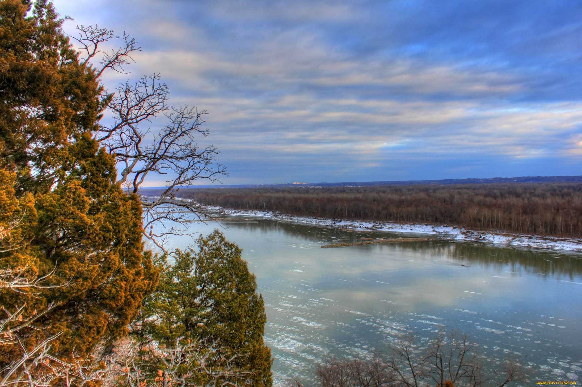 missouri, river, landscape, природа, реки, озера, missouri, river, landscape