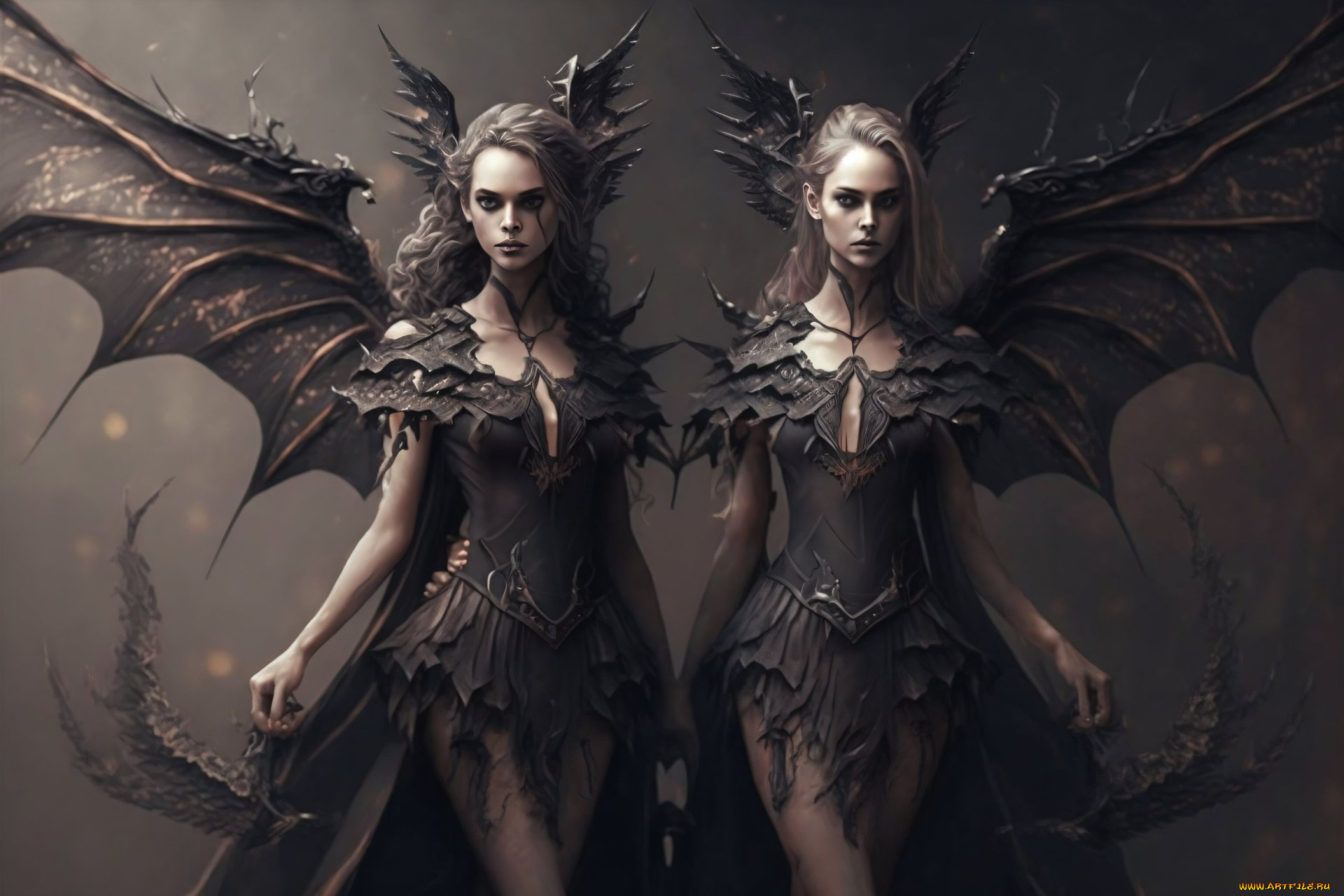 фэнтези, демоны, нейросети, графика, нейроарт, ai, art, нейронные, сети, рисунки, нейро, искусство