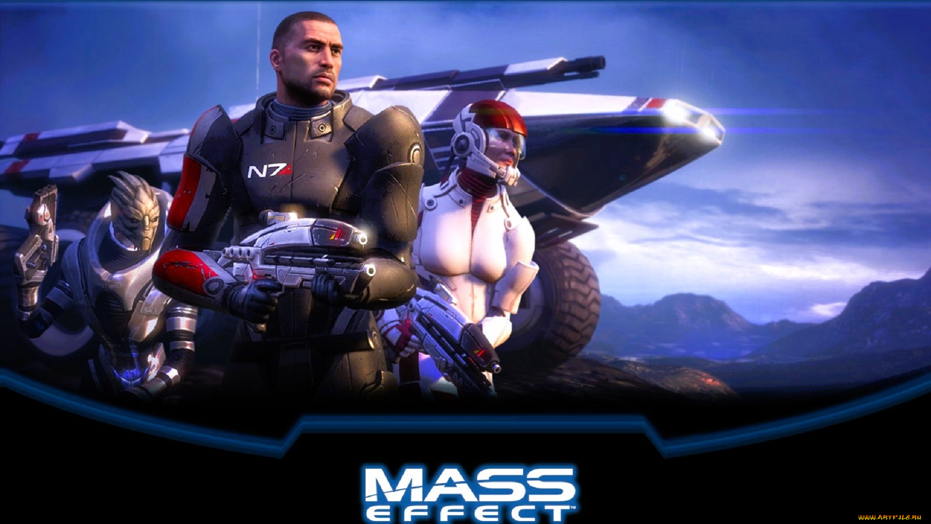 видео, игры, mass, effect, персонажи, оружие, техника, горы