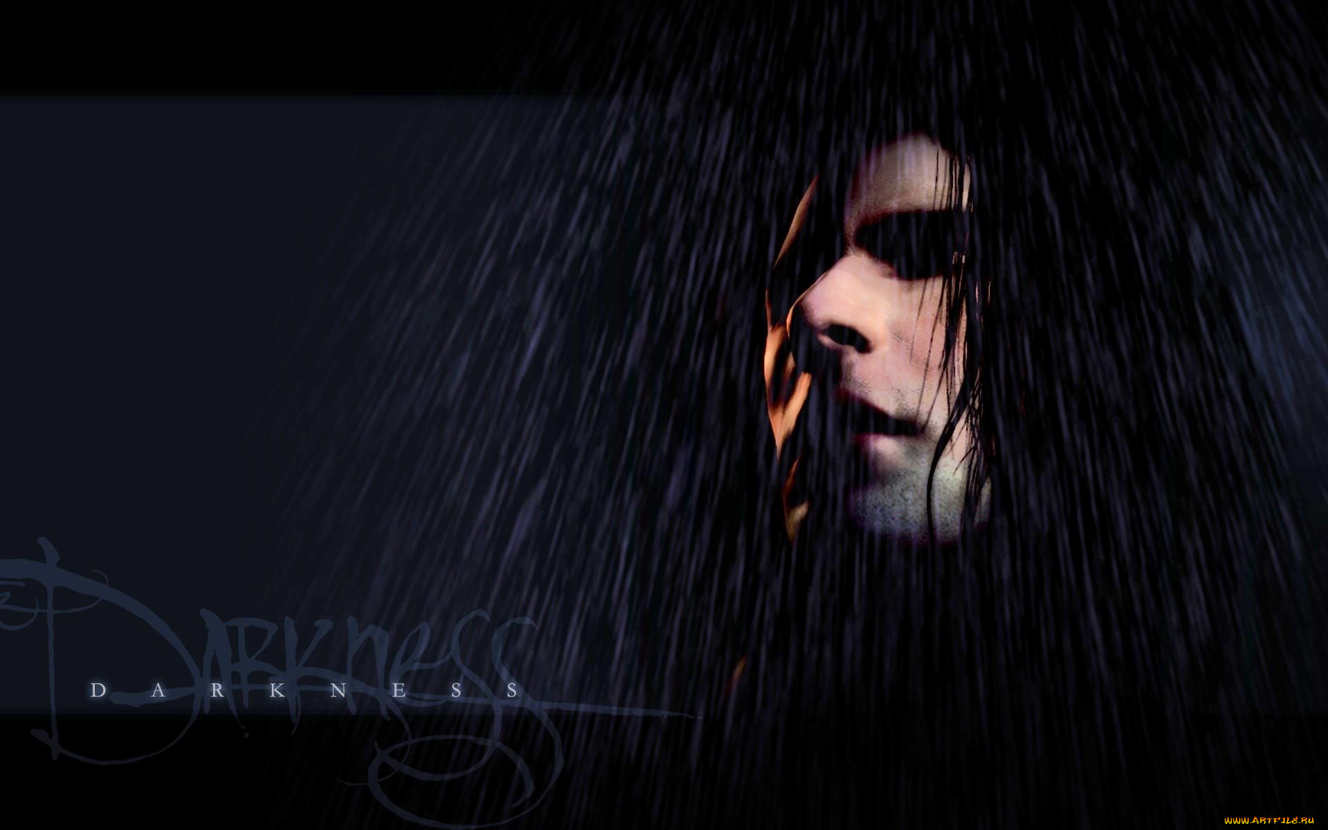 видео, игры, the, darkness, парень, лицо, вода