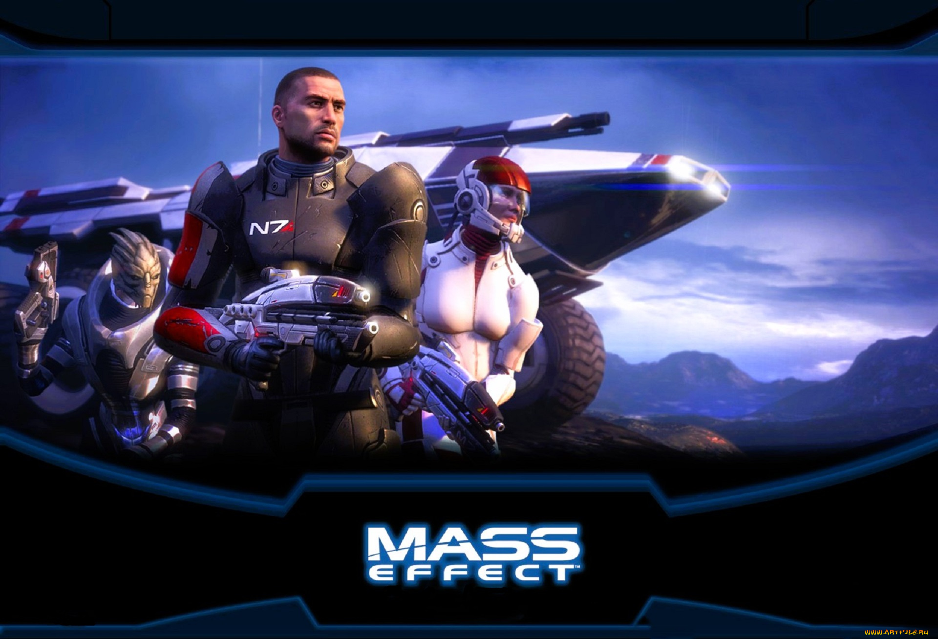 видео, игры, mass, effect, персонажи, оружие, техника, горы