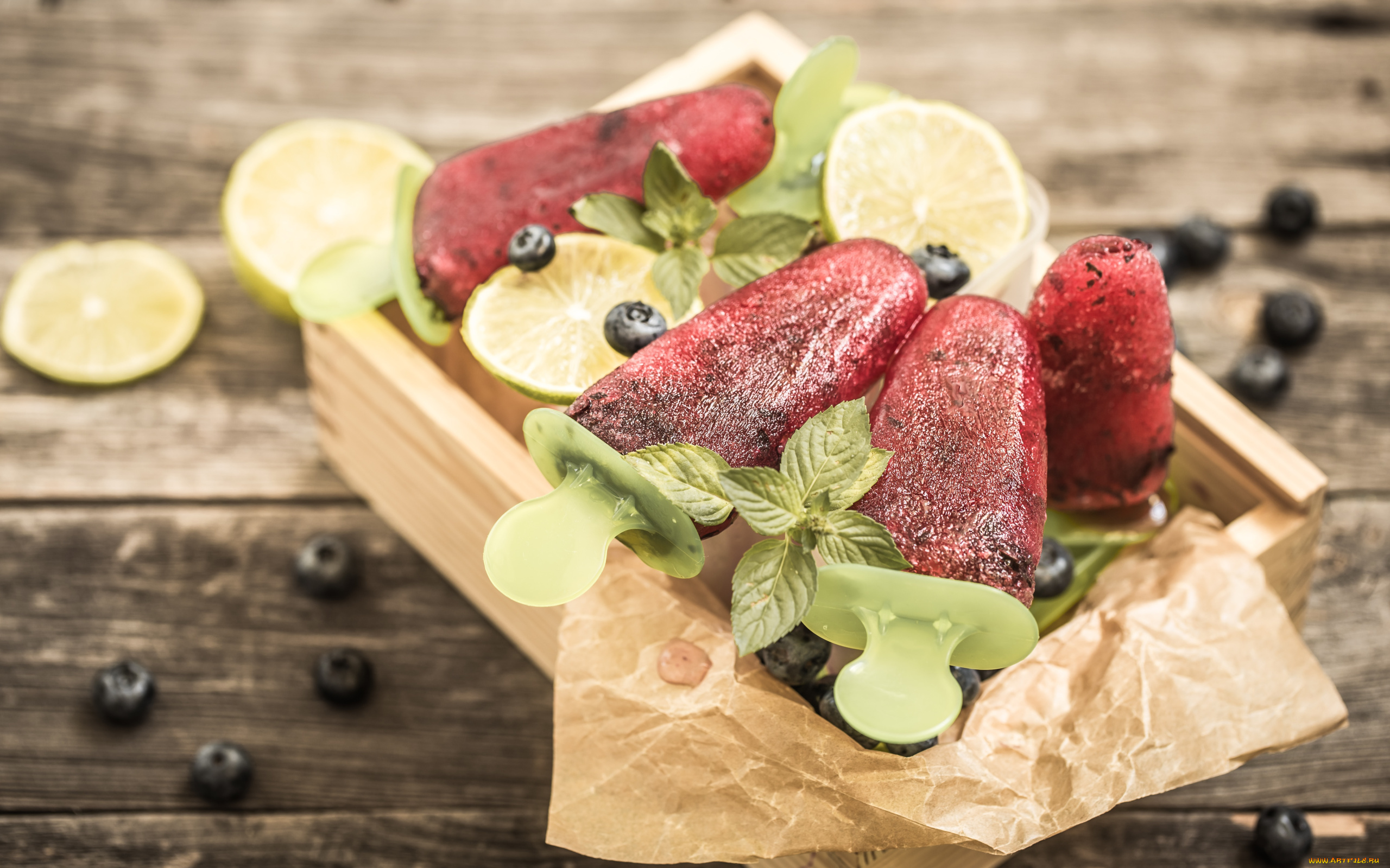 еда, мороженое, , десерты, мята, цитрусы