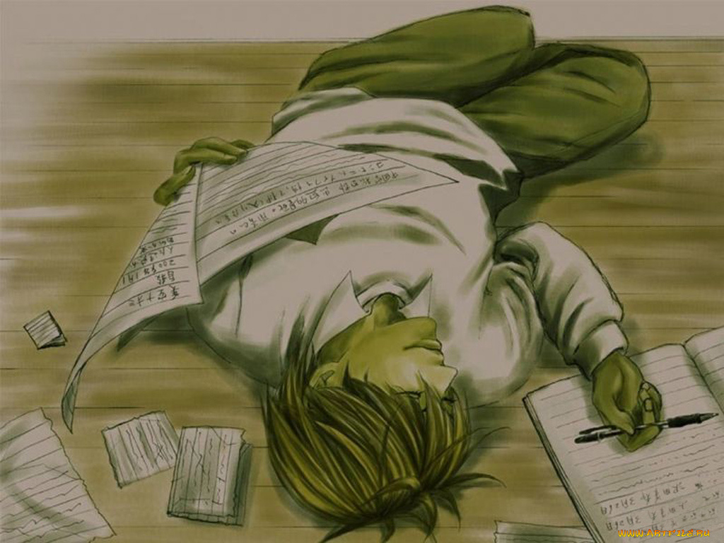 аниме, death, note