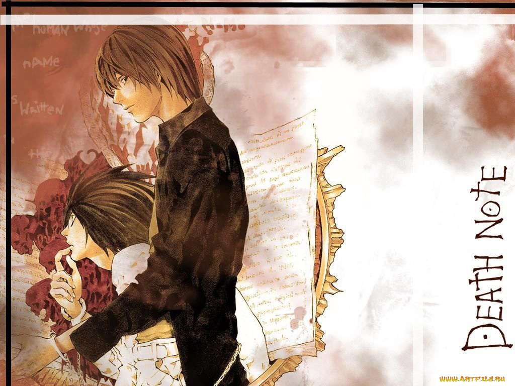 аниме, death, note