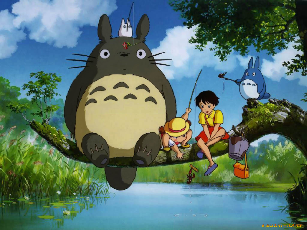 аниме, my, neighbor, totoro