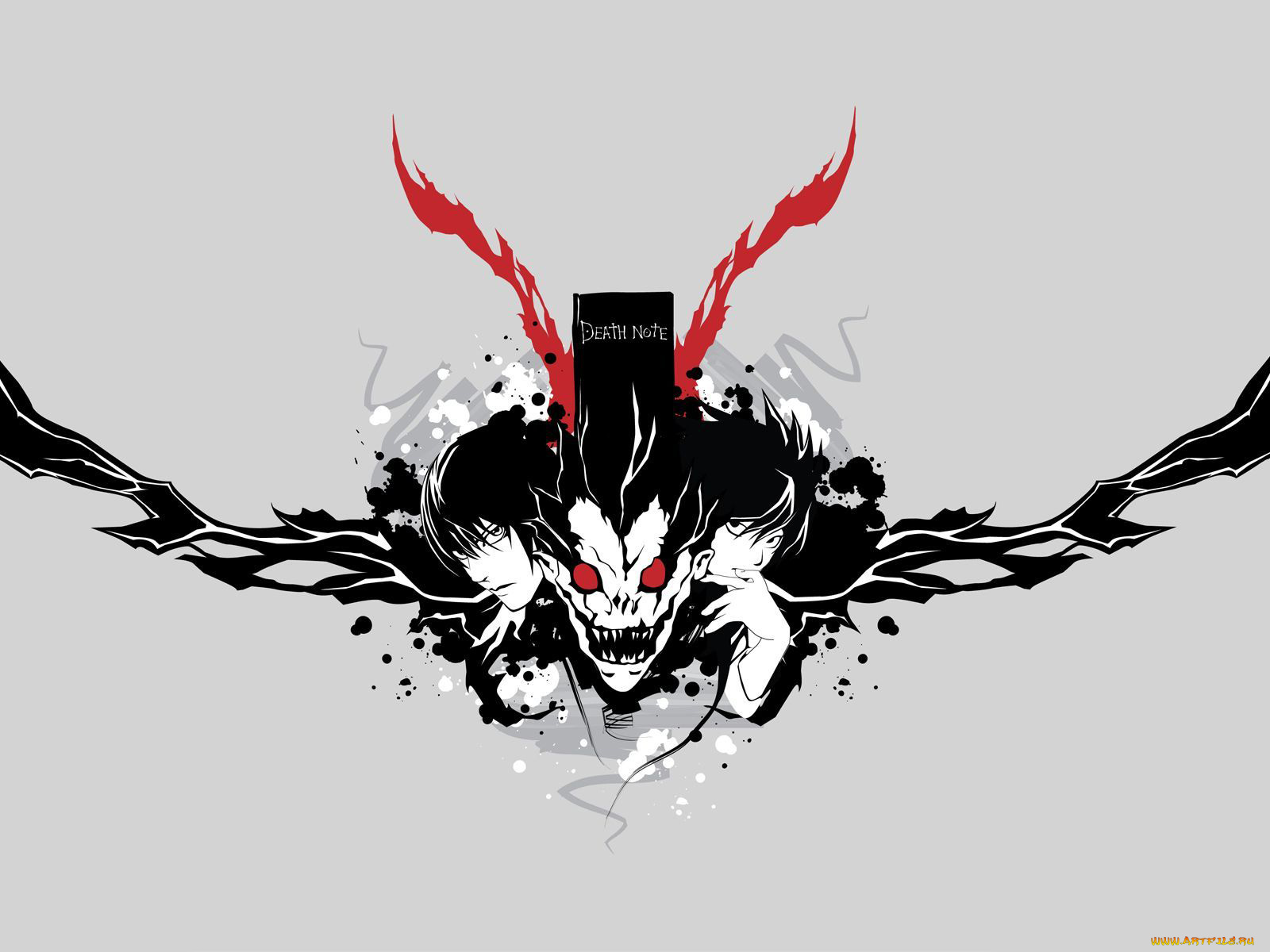 аниме, death, note