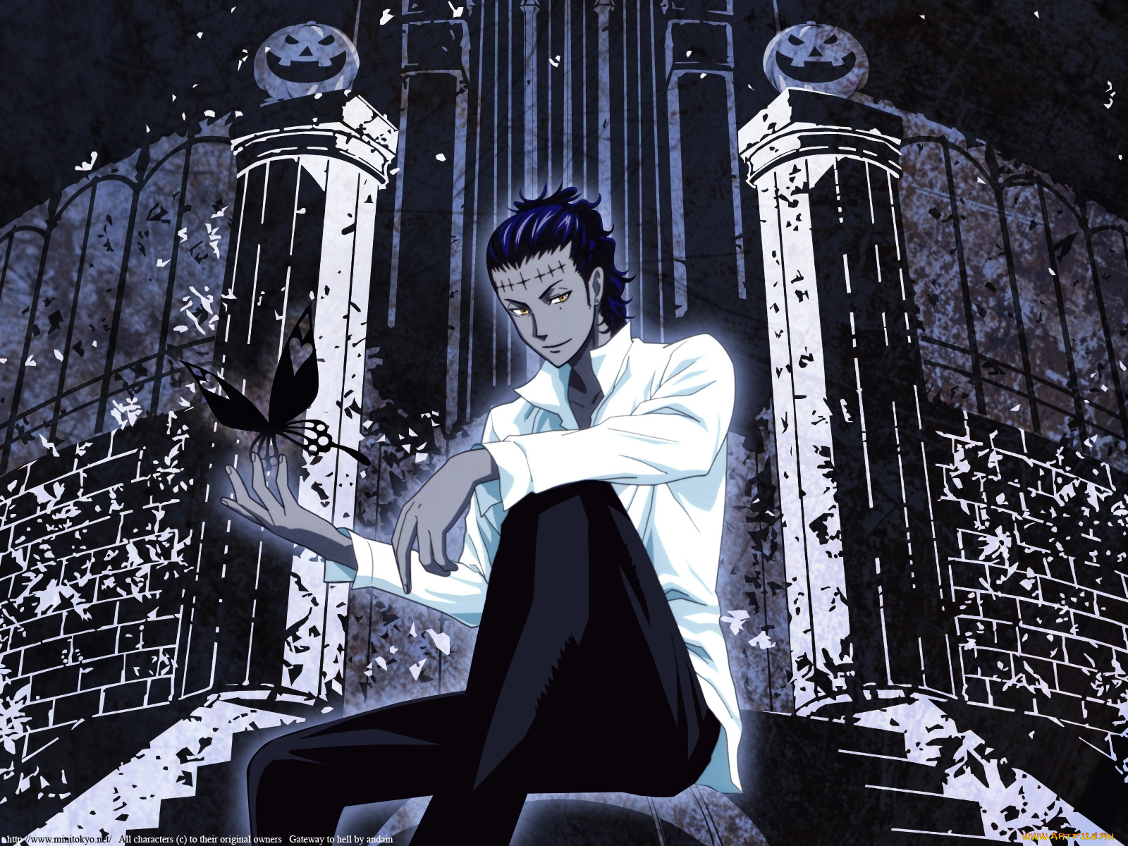 аниме, gray, man