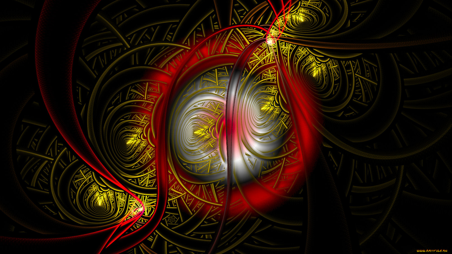 3д, графика, fractal, фракталы