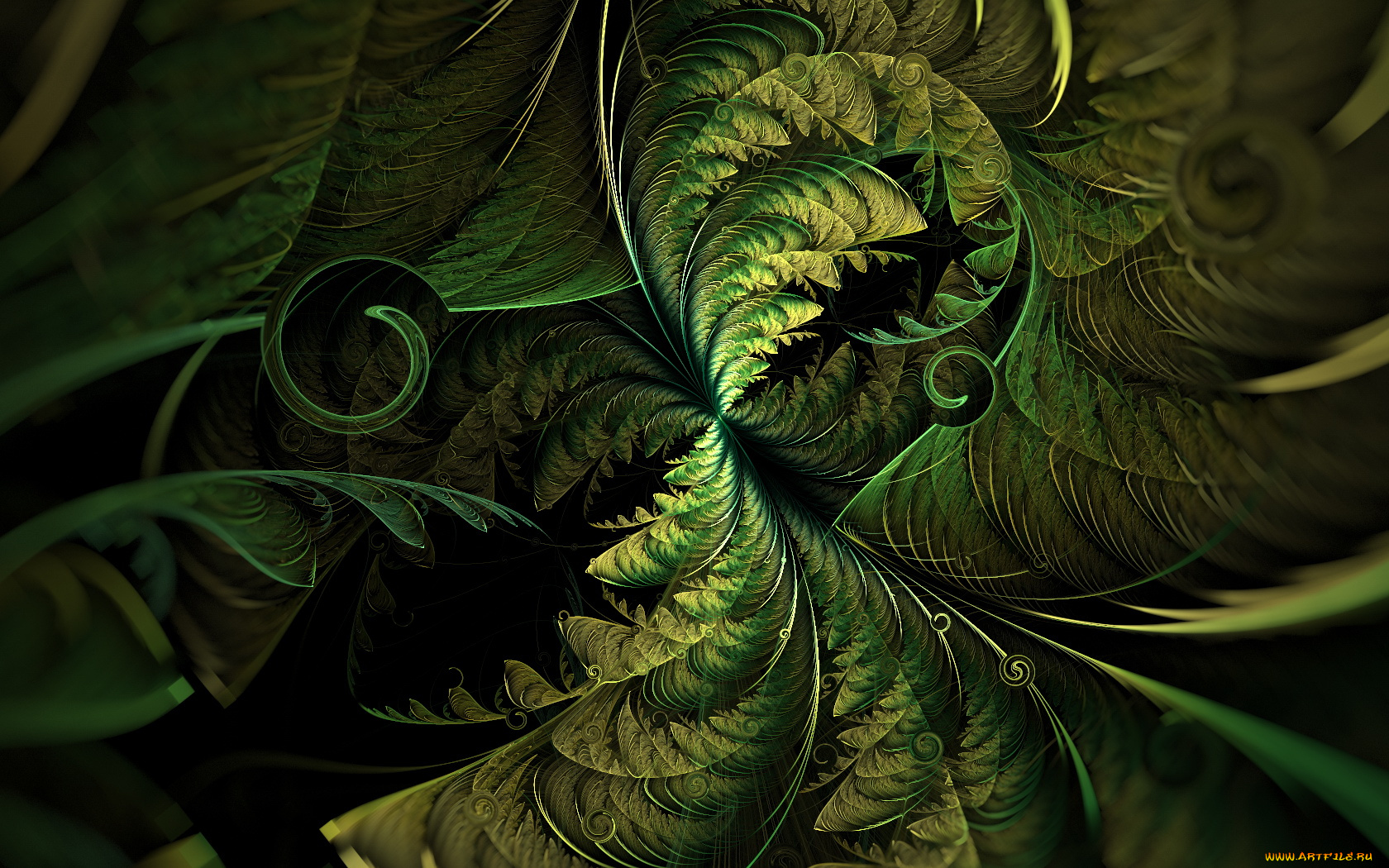 3д, графика, fractal, фракталы, абстракция