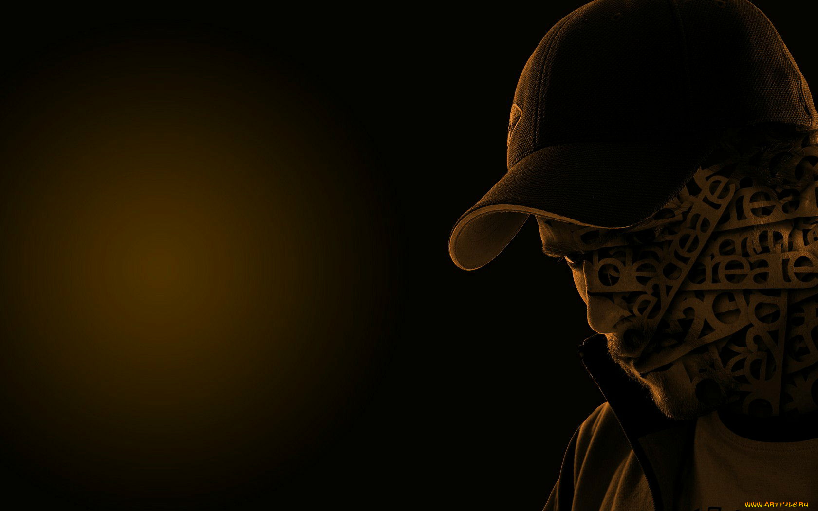 разное, компьютерный, дизайн, лицо