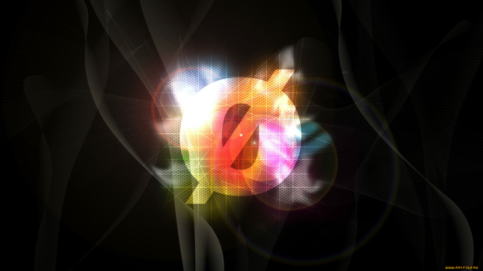 3д, графика, другое, абстракция, буква