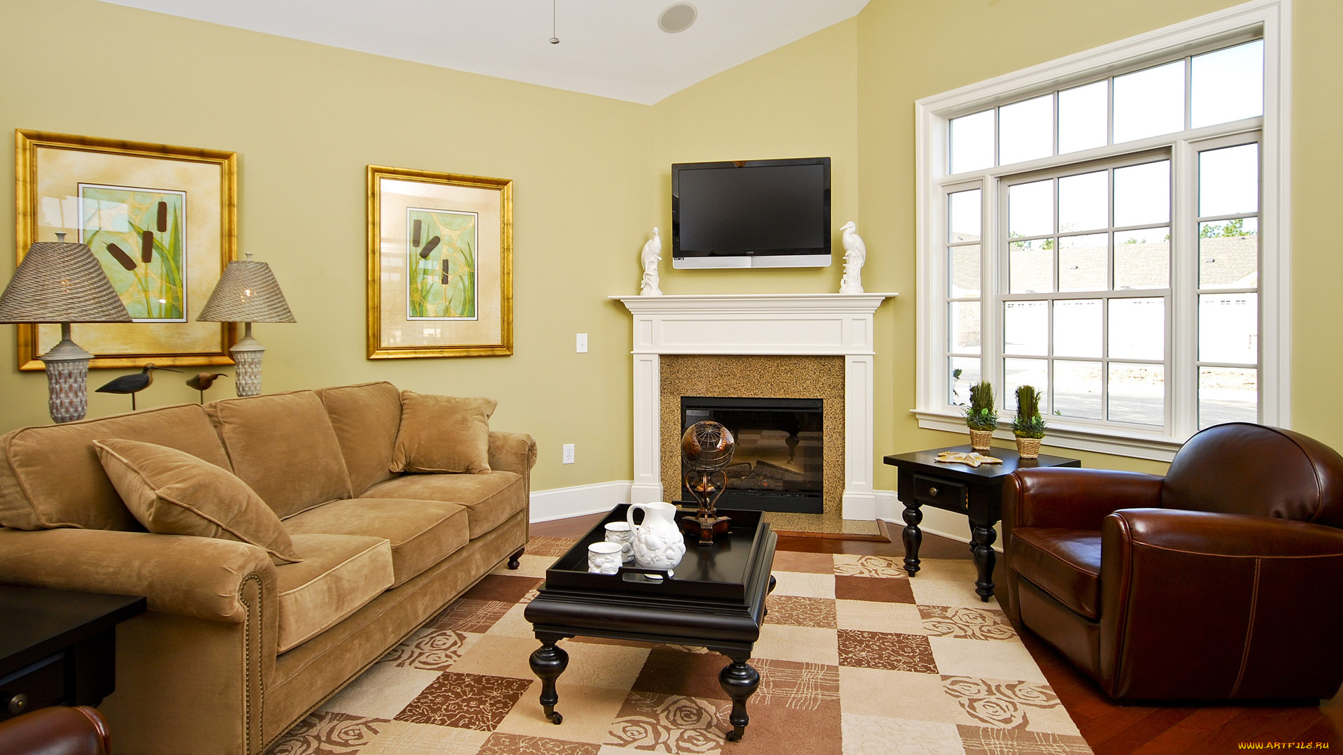 3д, графика, realism, реализм, диван, комната