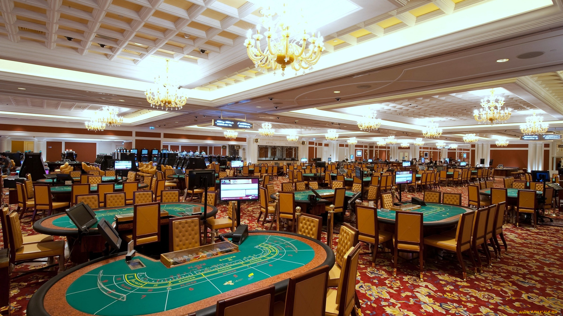 интерьер, казино, торгово, развлекательные, центры, рулетка, люстры, столы