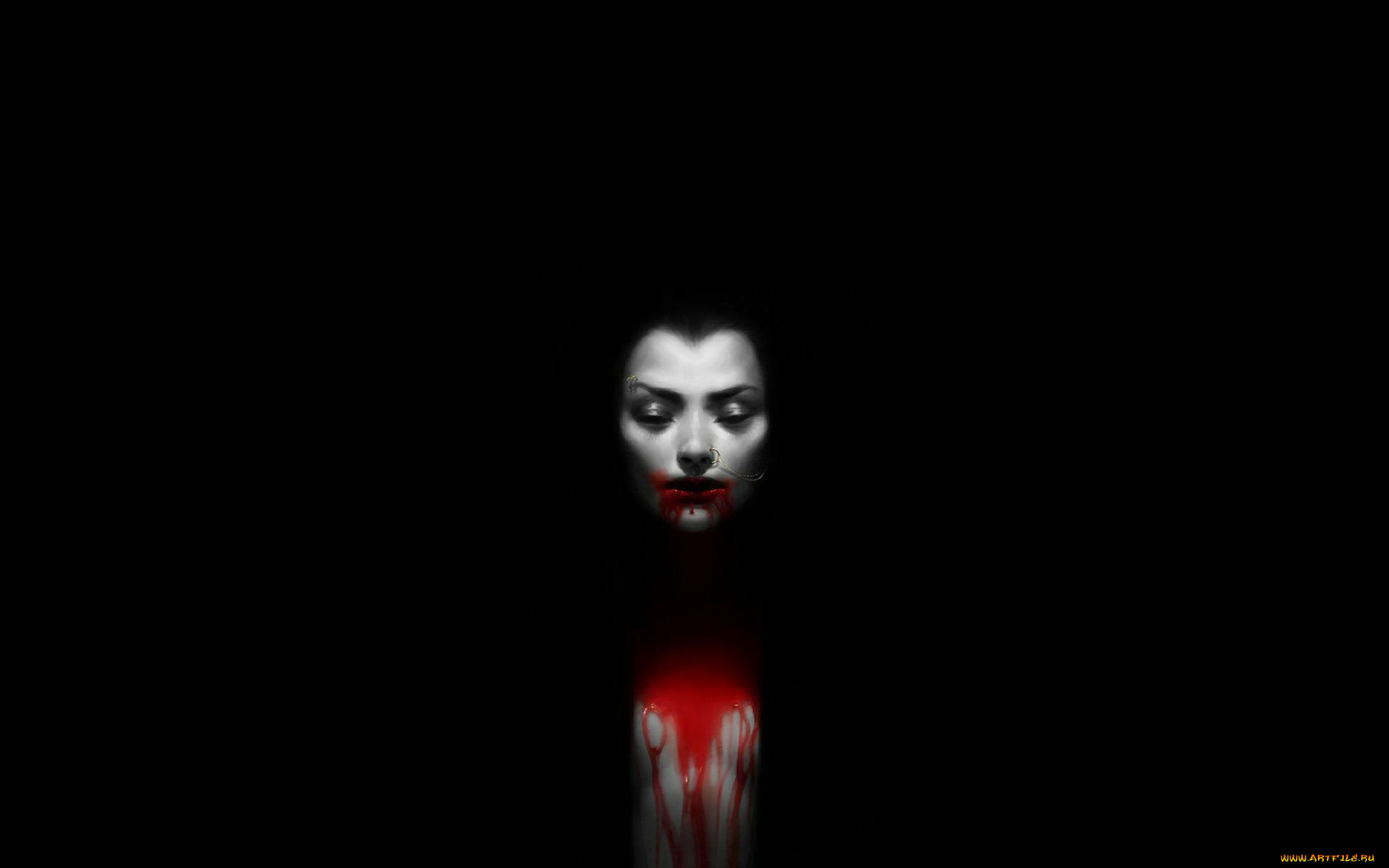 3д, графика, horror, ужас, вампир