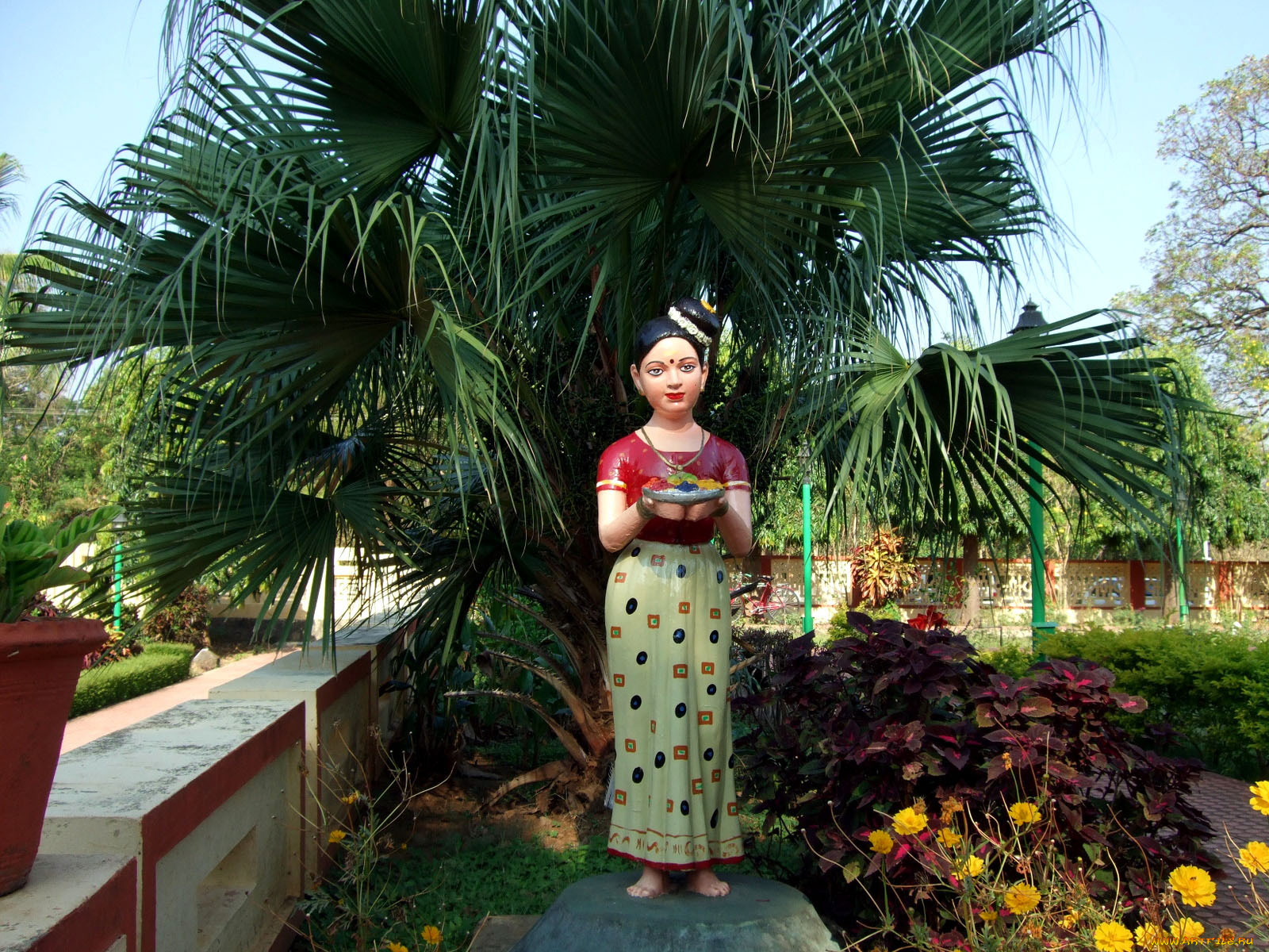 разное, рельефы, статуи, музейные, экспонаты, индия, цветы, скульптура