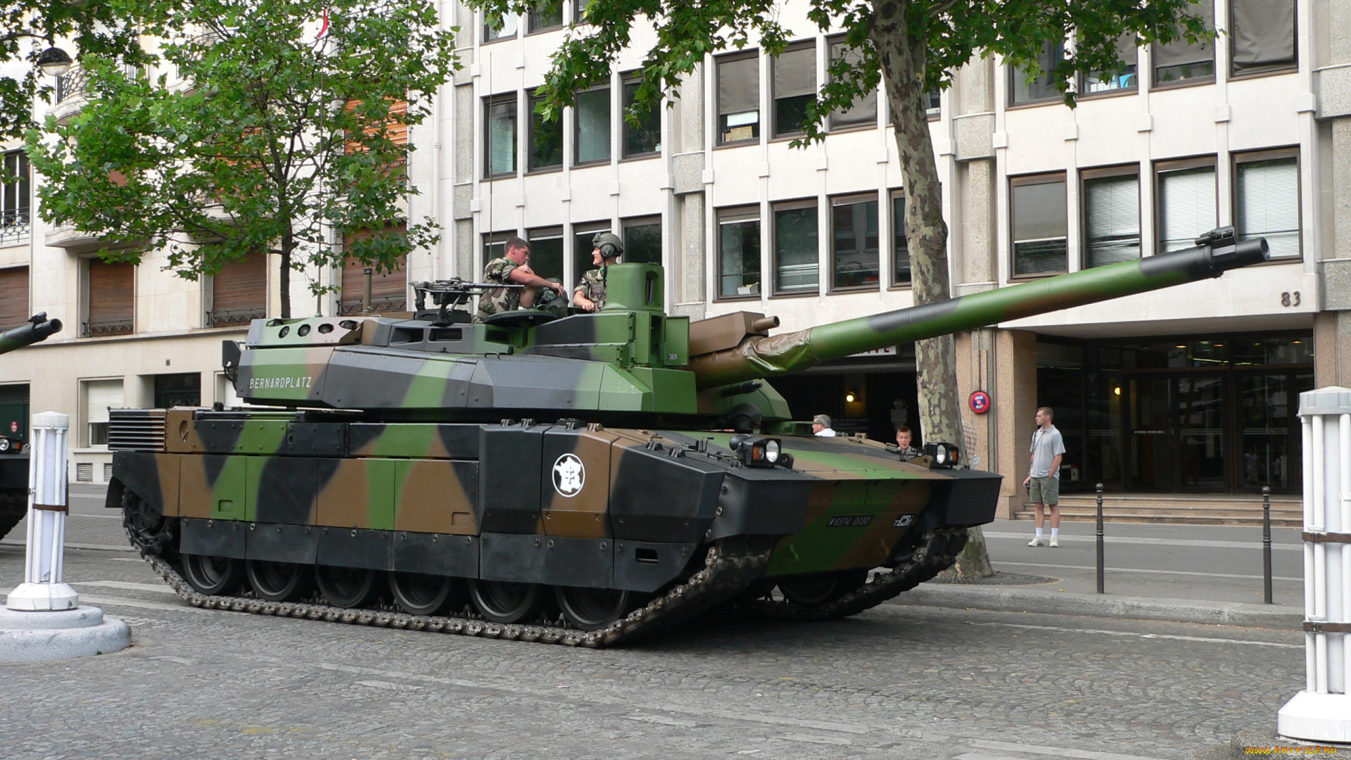 amx, 56, «леклерк», техника, военная, улица, танк, город