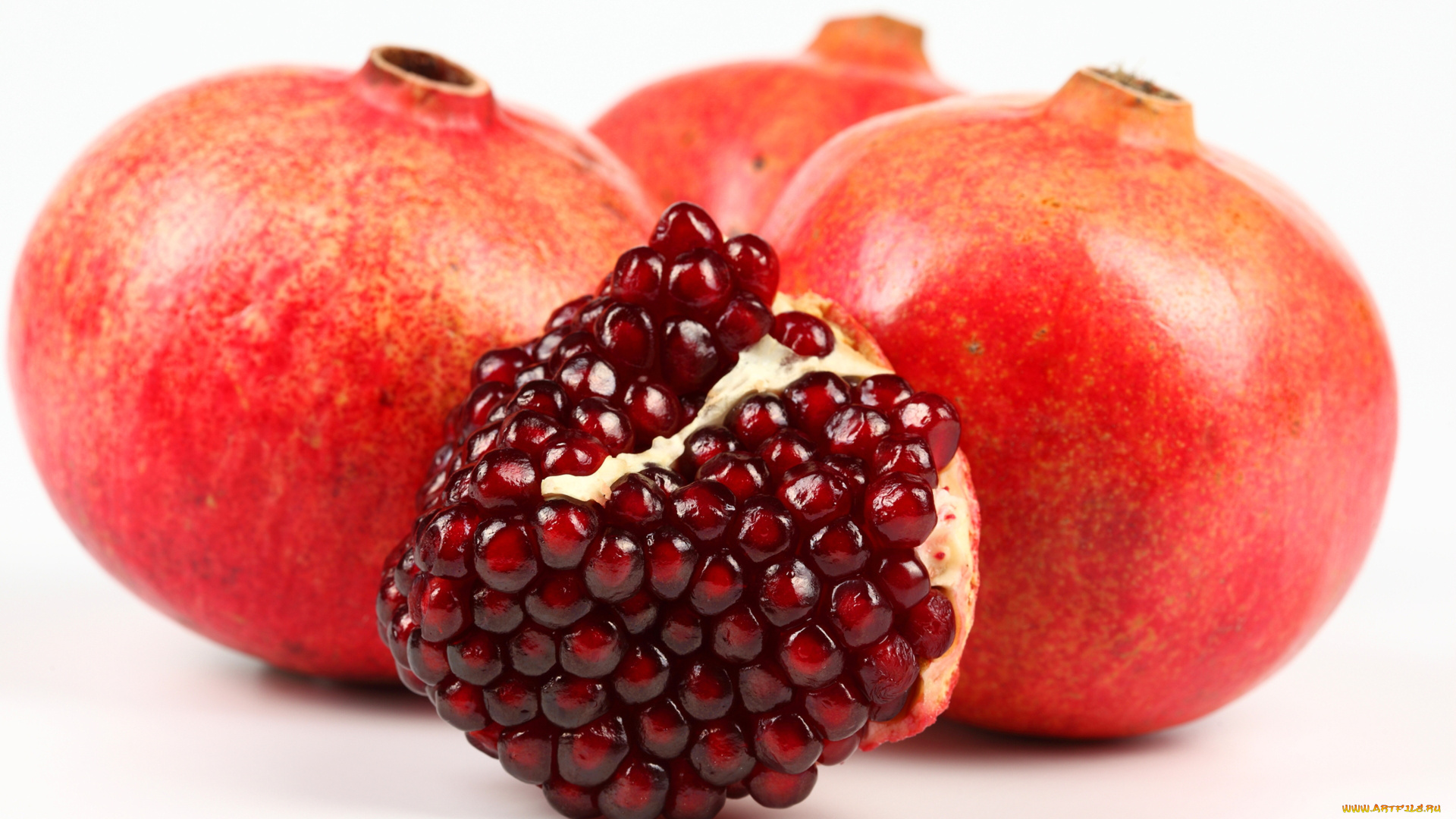 еда, гранат, фрукт