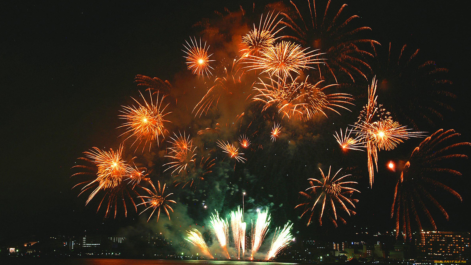 разное, салюты, фейерверки, салют