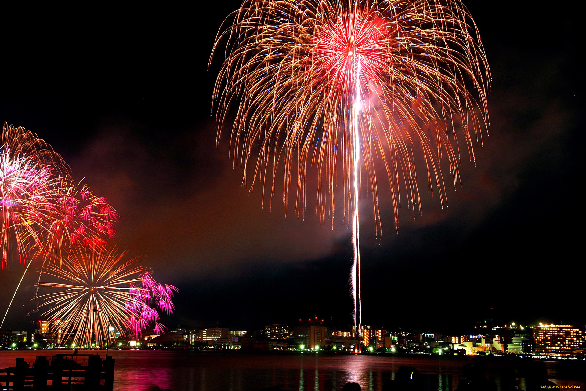 разное, салюты, фейерверки, салют