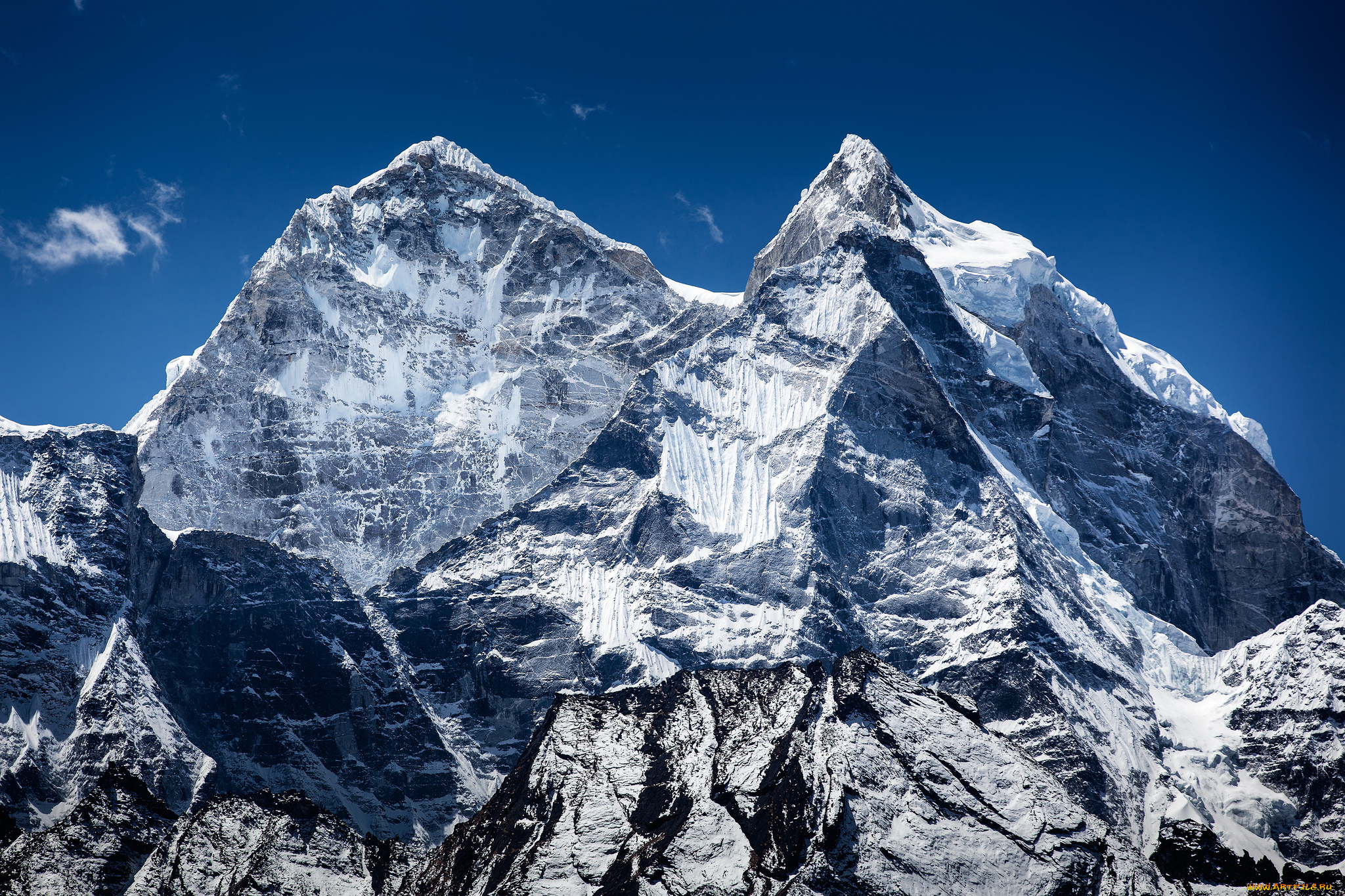 природа, горы, небо, облака, тибет