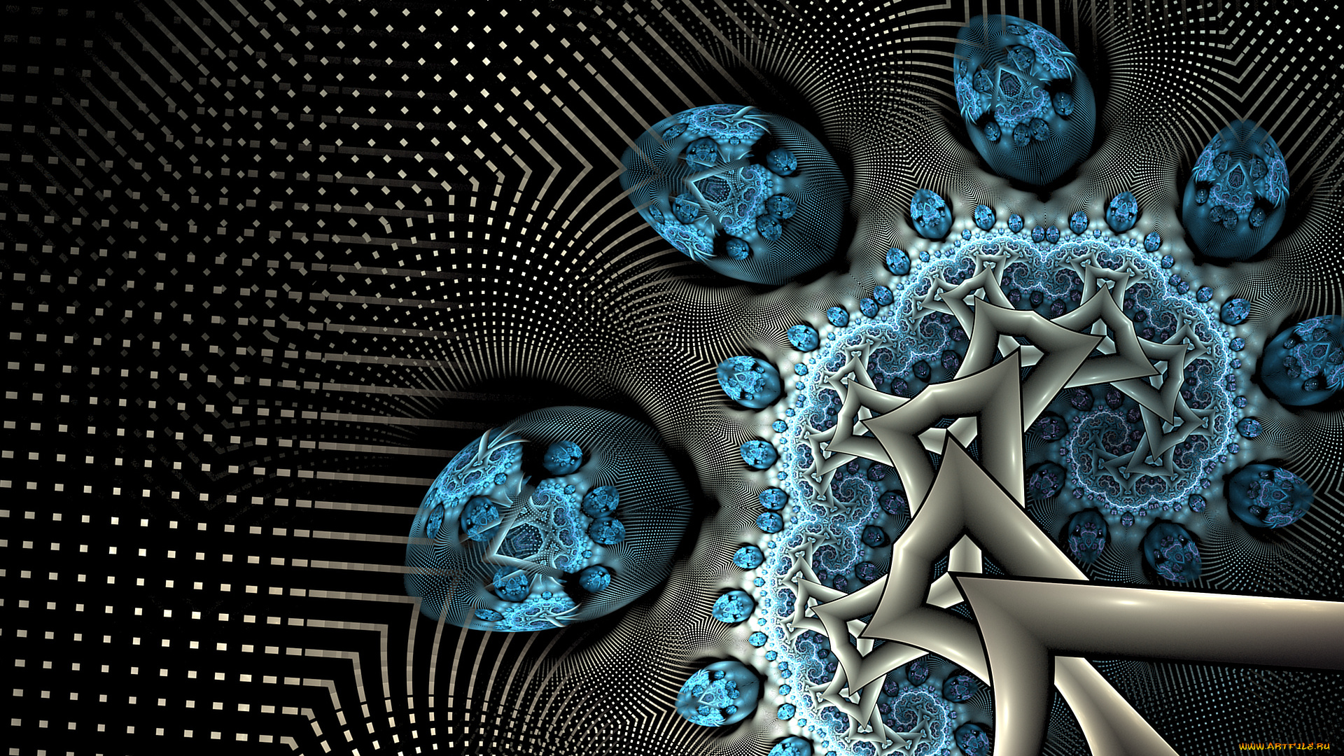 3д, графика, fractal, фракталы, цвета, узор, фон