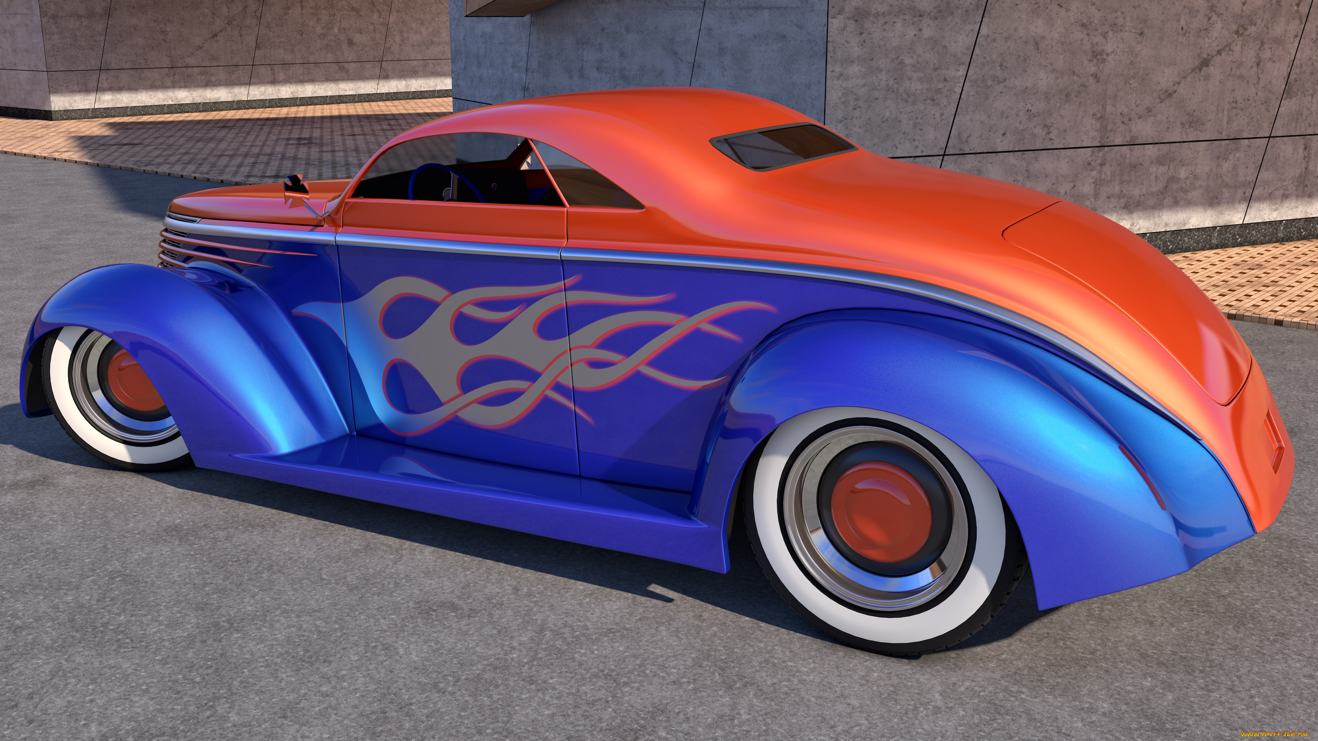 автомобили, 3д, 1937, ford