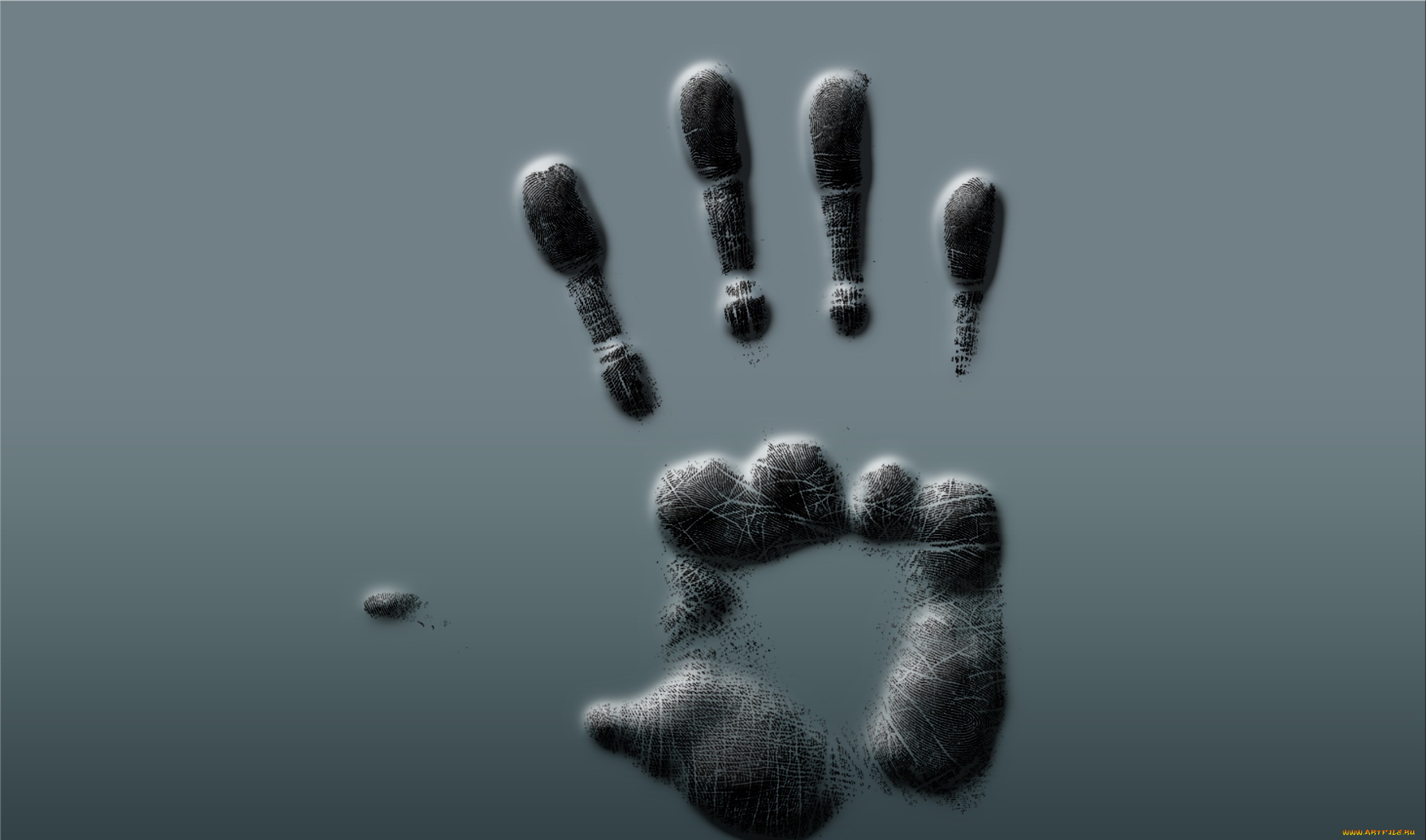 3д, графика, другое, ладонь