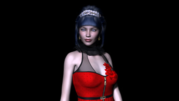 Картинка 3д графика people люди взгляд девушка