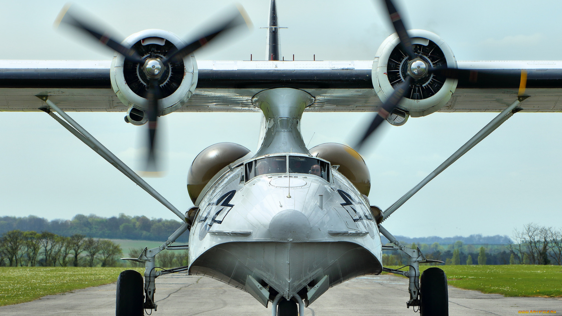 авиация, самолёты, амфибии, катарина, pby-5a, catalina, морской, патрульный, бомбардировщик, гидросамолет