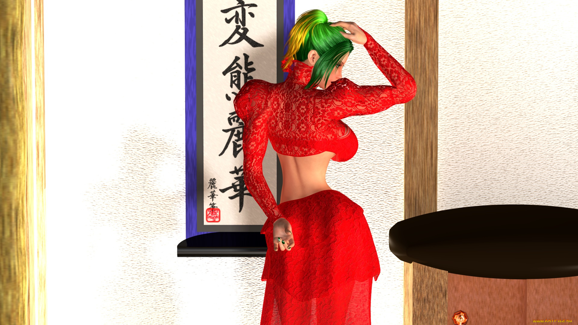 видео, игры, dark, heresy, фон, взгляд, девушка