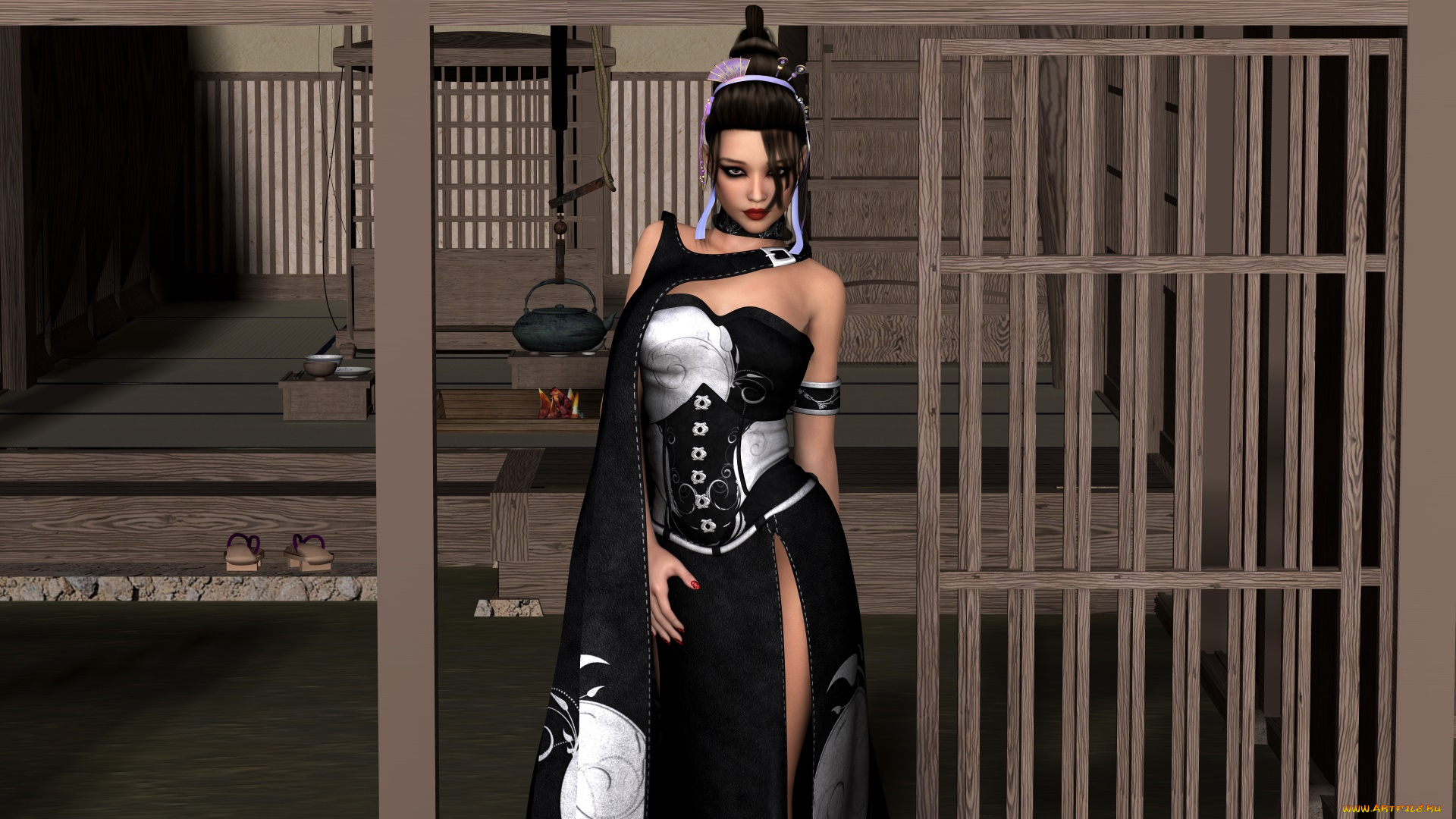 видео, игры, dark, heresy, фон, взгляд, девушка