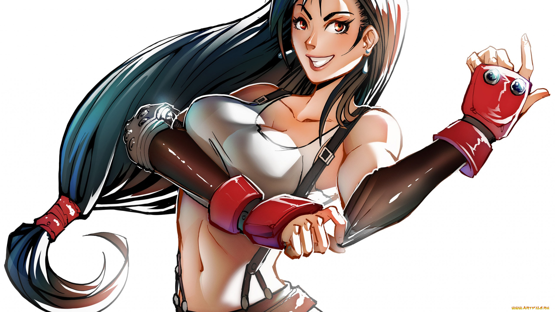 видео, игры, final, fantasy, xii, арт, tifa, lockhart, грудь, девушка, final, fantasy, vii, square, enix