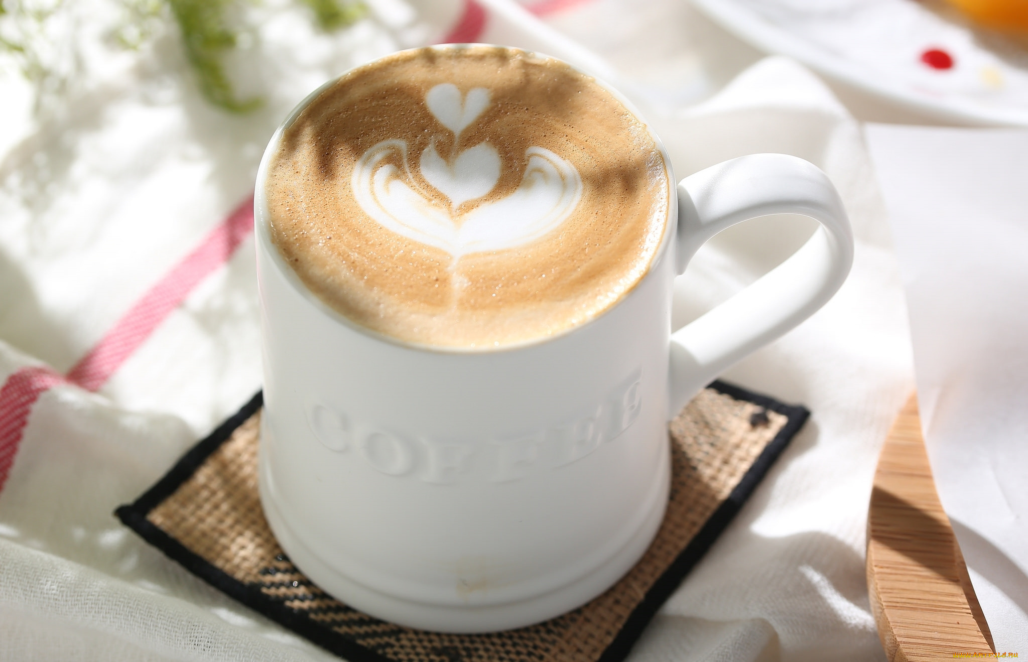 еда, кофе, , кофейные, зёрна, рисунок, пенка, чашка, напиток