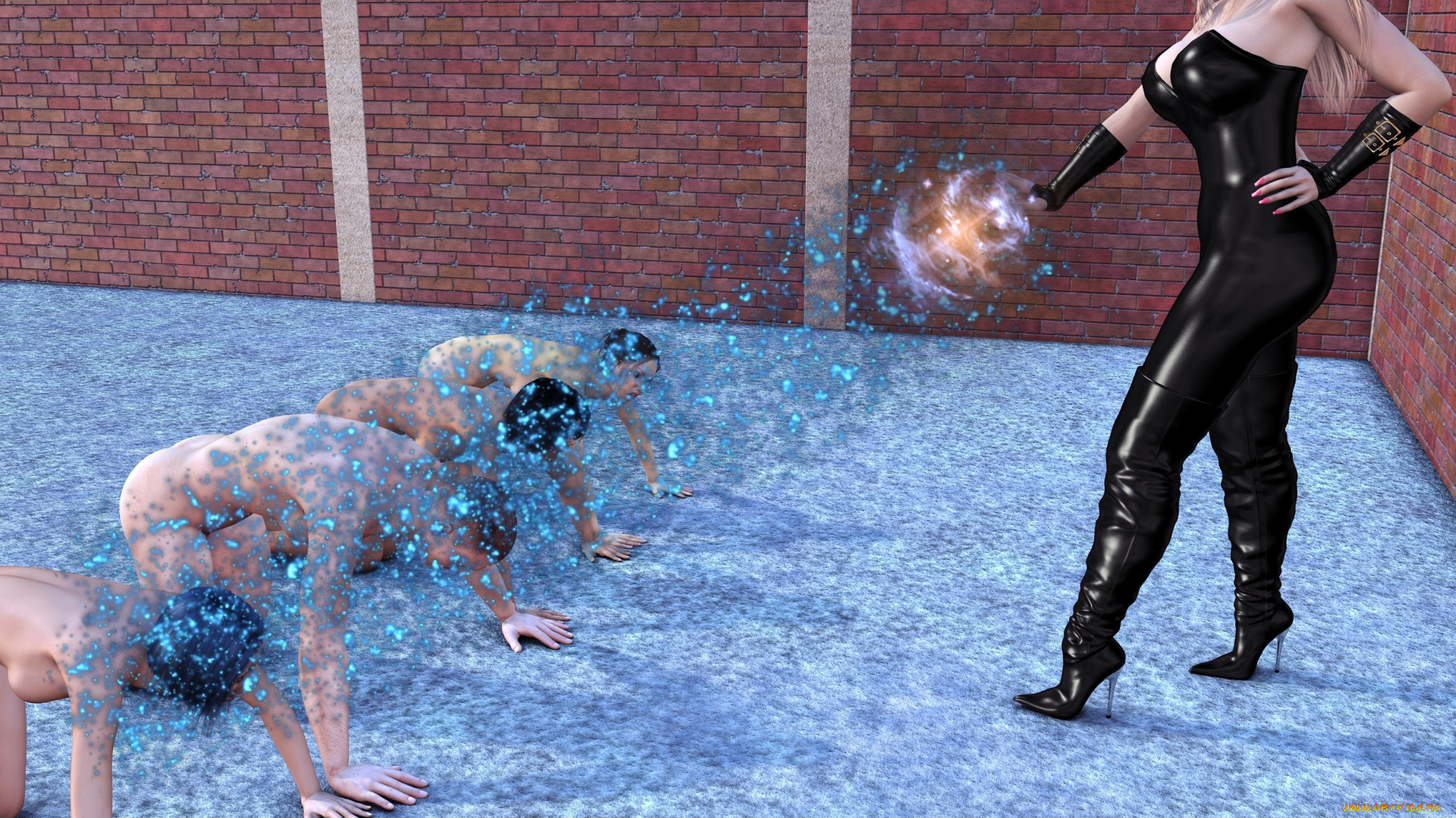 3д, графика, фантазия, , fantasy, девушка, взгляд, фон