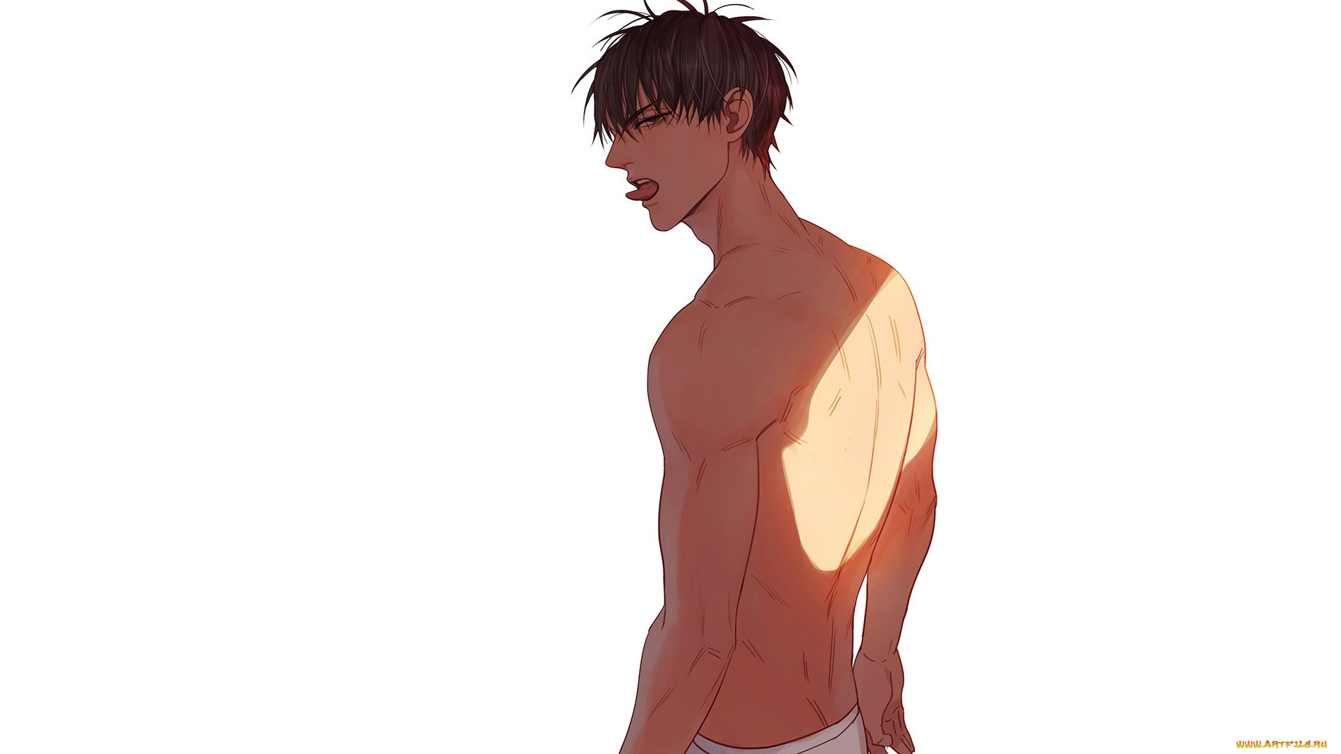 аниме, 19, days, парень