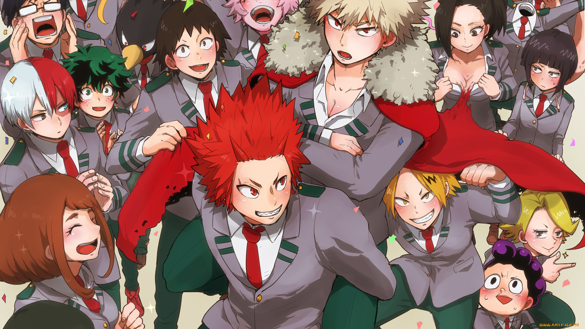 аниме, boku, no, hero, academia, моя, геройская, академия