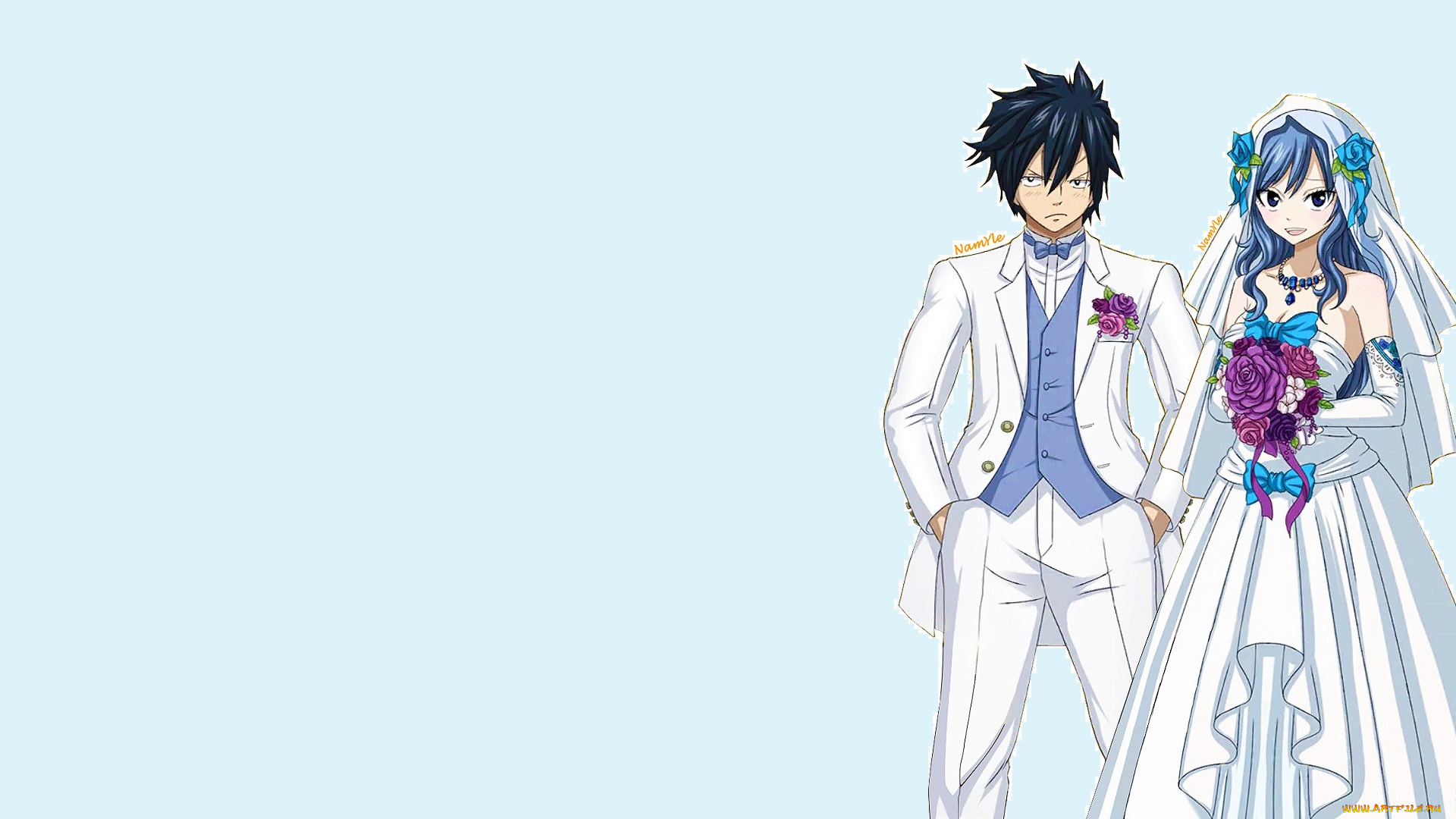 аниме, fairy, tail, хвост, феи