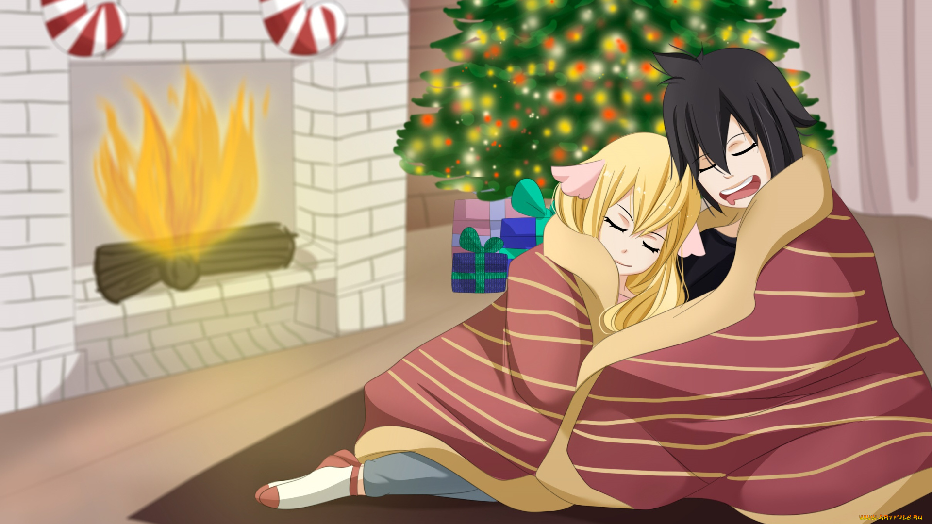 аниме, fairy, tail, зереф, мавис