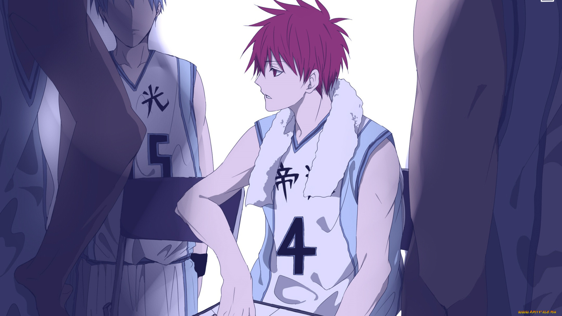 аниме, kuroko, no, baske, тейко