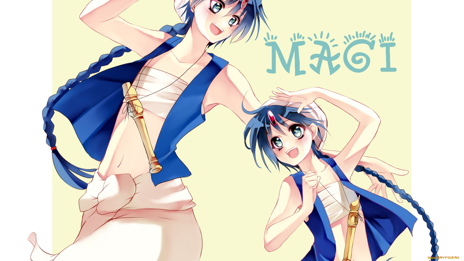 аниме, magi, the, labyrinth, of, magic, маги