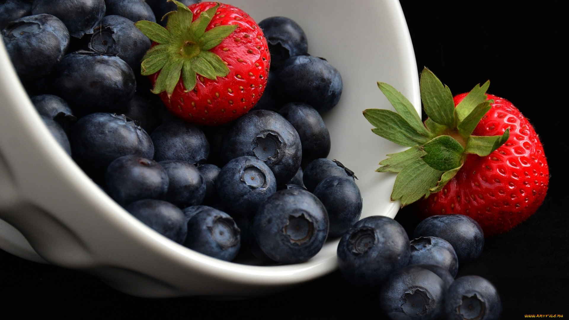 еда, фрукты, , ягоды, голубика, клубника, ягоды